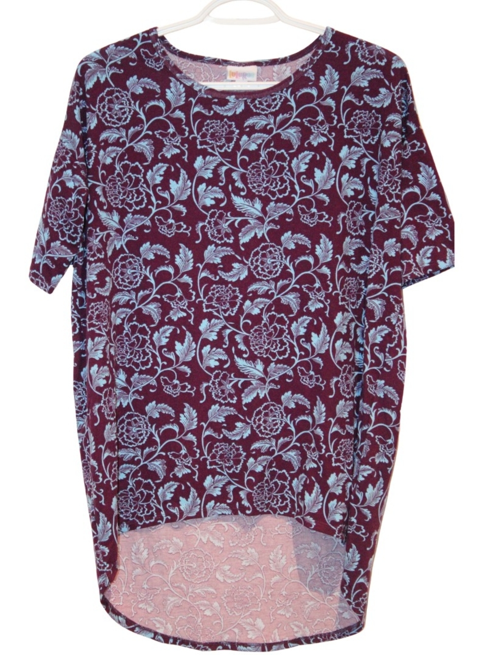 2/$25 🏷 Lularoe Purple + Blue Floral Irma Size XXS